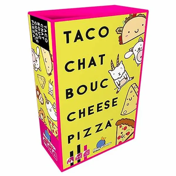 Illustration de Tacos Chat Bouc Cheese Pizza.